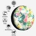 thumbnail image 6 of Kll Tropical Flowers Tire Cover,Universal Wheel Tire Cover For Trailer, Rv, Suv, Truck,Camper And Many Vehicle,(14 Inch), 6 of 7
