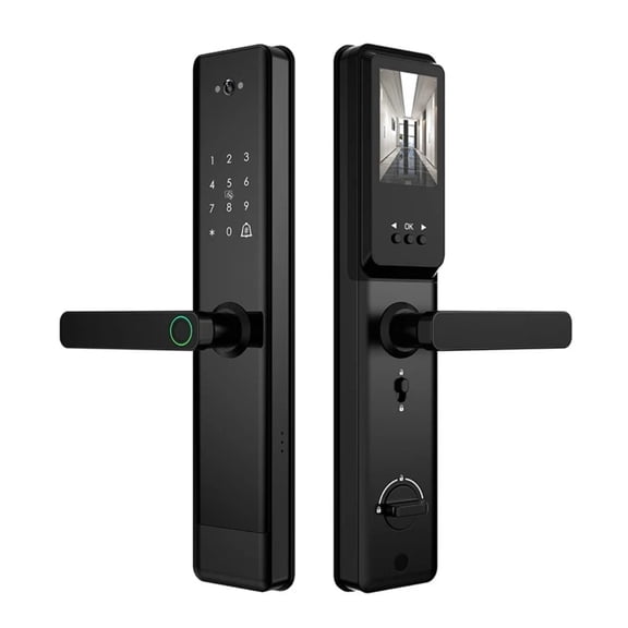 Door Smart Lock Fingerprints Password IC Card Key Anti Theft APP Control Entry Lock For Home Security