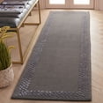 thumbnail image 2 of SAFAVIEH Glamour Elfrida Bordered Runner Rug, Dark Grey, 2'3" x 8', 2 of 7