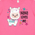 thumbnail image 4 of Inktastic Nana Loves Me- cute and happy llama Boys or Girls Baby T-Shirt, 4 of 5