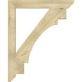 thumbnail image 3 of Ekena Millwork 4"W x 34"D x 42"H Merced Slat Rough Sawn Bracket, Douglas Fir, 3 of 4