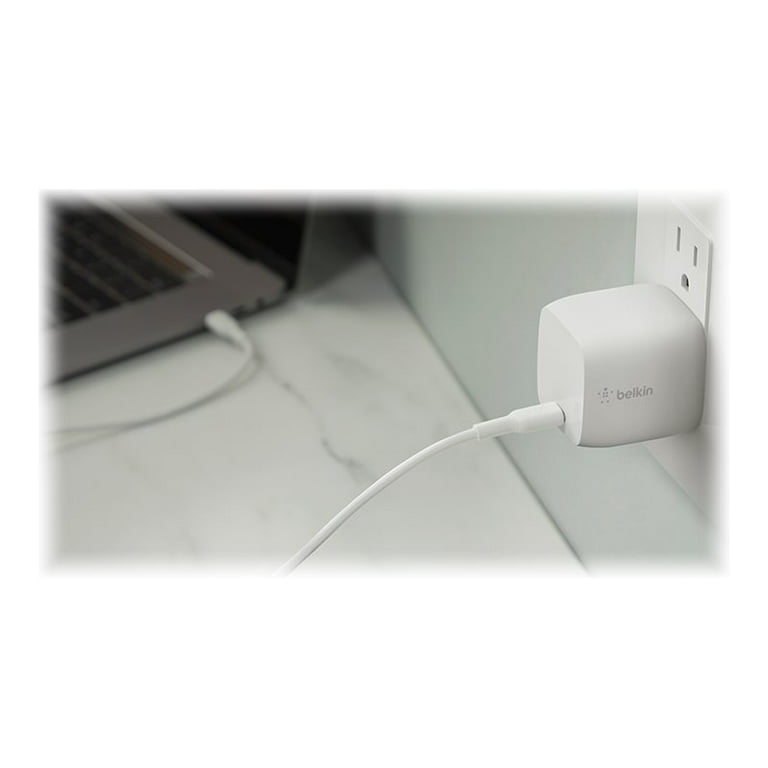 Belkin Boost Charge USB-C® GaN Wall Charger 30W White WCH001dqWH - Best Buy