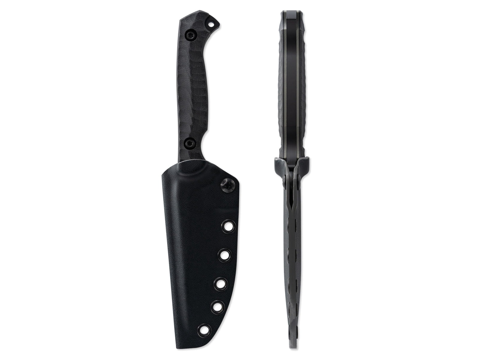 Toor Knives Krypteia S Fixed Blade Knife, 4in, CPM M4 Steel, G10 Handle, SoCom Black, Black Hydro Static