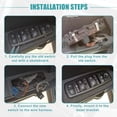 thumbnail image 7 of Front Left Driver Side Master Power Window Switch for Ford Explorer Sport Trac 2001 2002 2003 Black, 7 of 7