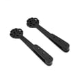 thumbnail image 4 of Black Stair Carpet Runner Holder Clips Aluminium Rust Resistant Finish 5.5 in. L Antique Easy Install Carpet Rug Holder Clips w/Screws Pack of 13 Renovators Supply, 4 of 7