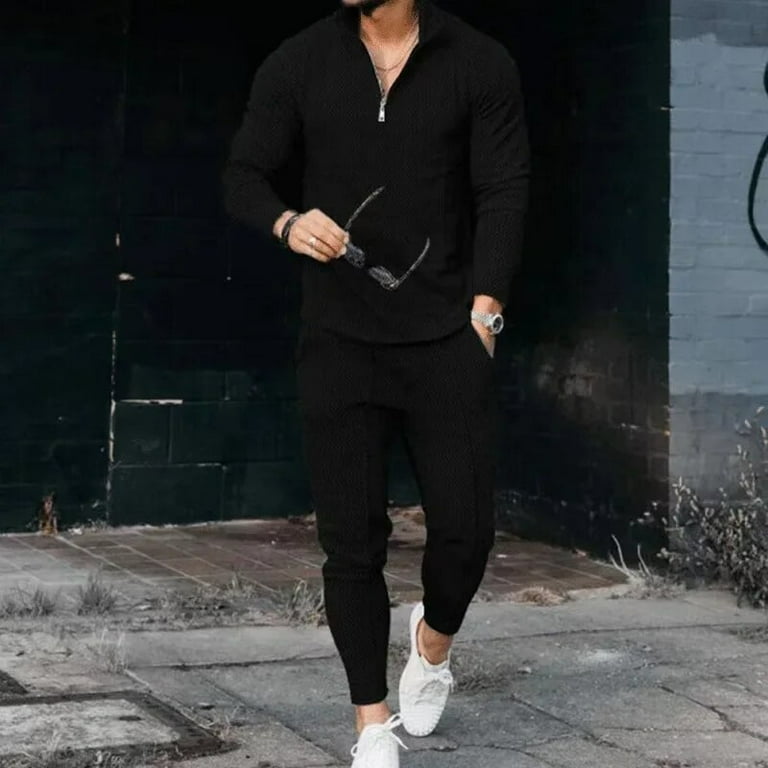 Municipal Spring Autumn Men's Tracksuit Casual Short Sleeve