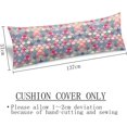 thumbnail image 3 of Blue Pink Body Pillow Cover,Colorful Mermaid Fish Scales Cute Animal Tail Scale Print,Long Pillow Case Protector with Zipper Decorative Soft Rectangle Bed Pillowcases for Bedroom,Couch,Sofa 20"x54", 3 of 6