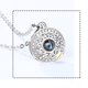 thumbnail image 4 of Qarigey Collares de pareja magnéticos de sol y luna 100 idiomas I Love You proyección collar de parejas collar a juego para regalo de parejas Ropa, zapatos y accesorios Miscelánea No.1, 4 of 6