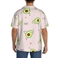 thumbnail image 5 of Balery Avocado Doing Sport Yoga Men's Casual Button Down Shirt Short Sleeve Textured Summer Cuban Beach Shirts-XX-Large, 5 of 7