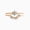 Rose Gold, variant on Women's Fashion Temperament Blue Cool Ring
