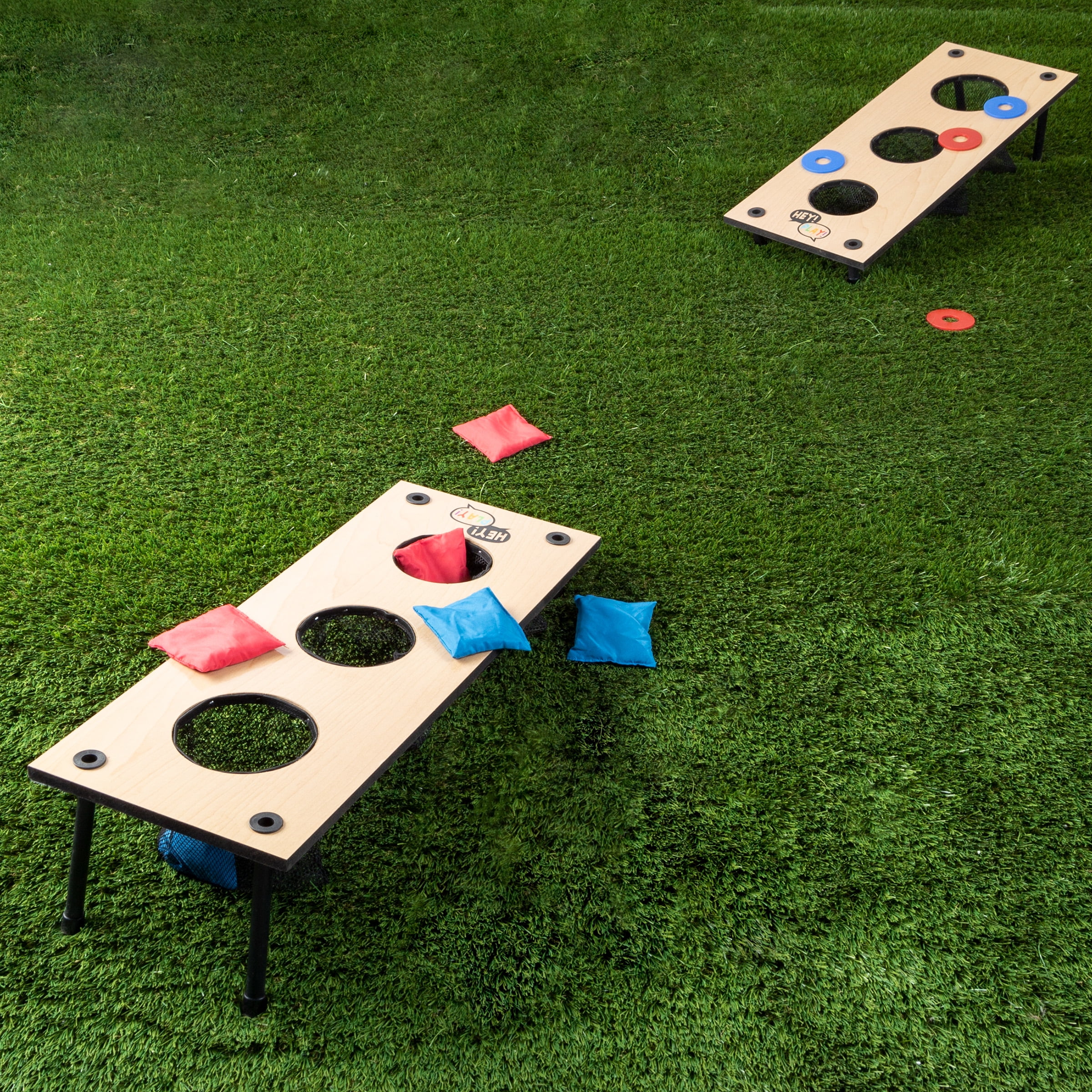 2-in-1 Beanbag Toss and Washer Pitch Set by Hey! Play!