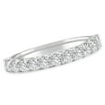 thumbnail image 4 of Pompeii 1Ct TW Round Cut Diamond U Prong Wedding Ring Stackable Band 14k Gold Lab Grown, 4 of 4