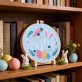 thumbnail image 5 of zhangmingg Easter Embroidery Kit for Beginners Complete Needlepoint DIY Craft with Threads and Step-by-Step Instructions, 5 of 5