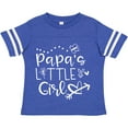 thumbnail image 3 of Inktastic Papa's Little Girl with Hearts Flower and Butterfly Girls Toddler T-Shirt, 3 of 5