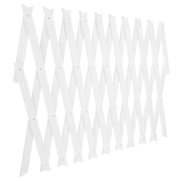 NICEXMAS White Wood Trellis Fence for Garden and Indoor Plants, Versatile Climbing Support for Flowers and Vines