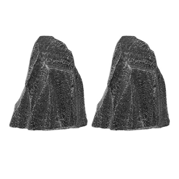 RENACLIPY 2-Pack Lightweight Faux Stone Rocks for Garden Landscaping, Aquarium Decoration, Outdoor Patio and Home Yard Decor