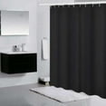 thumbnail image 3 of Polyester Fabric Shower Curtain Liner Solid Hotel Quality Machine Washable Waterproof 180*180cm Resistant Fabric Shower Curtain Liner -Beige, 3 of 7