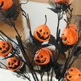 thumbnail image 3 of Darzheoy Halloween Pumpkin Maple Leaf Branch Fake Flower Decor - 55cm Plastic Vase Arrangement for Indoor Py, Home, Mantel, Table Centerpiece, Spooky Decoration, Multicolor, 3 of 6