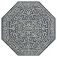thumbnail image 3 of JONATHAN Y SANTA MONICA 5' Octagon Area Rug, Malta Bohemian Medallion Textured Weave - Teal/Gray, SMB104B-5TGN, 3 of 4