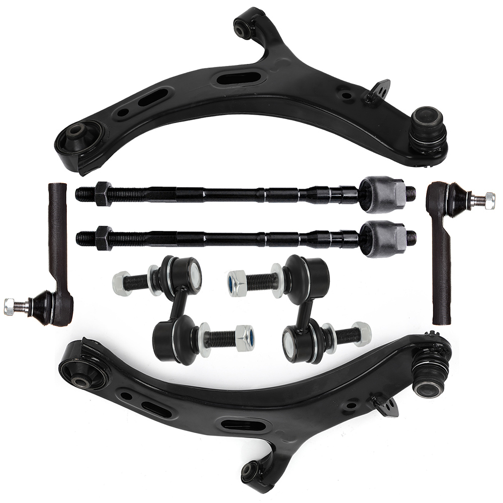 ECCPP - 8PCS Front Lower Control Arm w/Ball Joint Compatible Fit 2010-2014 For Subaru Legacy Suspension Kit