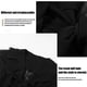 thumbnail image 4 of Blusa de mujer con mangas largas y lazo en la parte delantera, de malla transparente, color liso, manga larga, color negro, 4 of 5