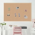 thumbnail image 2 of U BRANDS 48 x 72 x 1 in. Cork Bulletin Board, Birch MDF Frame, Brown, 2 of 2