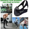 thumbnail image 3 of Máscara de entrenamiento de altitud Entrenador de fuerza respiratoria y respiración cardiovascular 24 niveles de privación de oxígeno, 8 filtros de carbón reemplazables Sport Elevati, 3 of 5