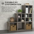 thumbnail image 6 of Sunjoy Quub Split Cabinet, MDF Wood Cabinet for Living Room, Bedroom and Other Indoor Space, 6 of 8