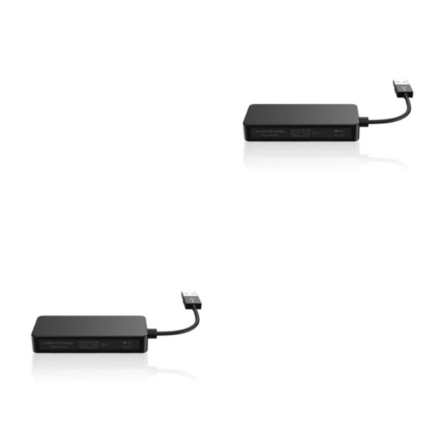 Speravity Car Navigator Adaptador de reproductor de coche USB Interfaz USB Adaptador de reproductor de navegación de coche Negro 2piezas