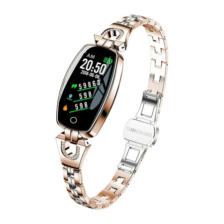 Fashion Lady Waterproof Smart Watches bluetooth Bracelet Gifts for Women Support Heart Rate Blood Pressure Monitor Pedometer Sleep Sport Activity Tracker