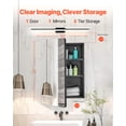thumbnail image 2 of VEVOR Medicine Cabinet, 24 x 30 inch, Medicine Cabinet for Bathroom with Mirror, Aluminum Frame Bathroom Wall Cabinet, 2-layer Adjustable Shelves, Recessed & Wall-mounted Installation, 2 of 9
