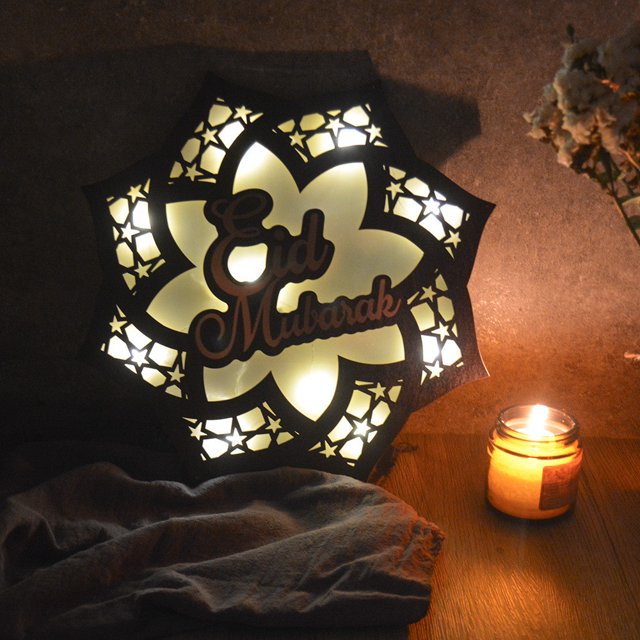Up to 65% off Ramadan Decoration Lamp Ramadan Decoration LED Mubarak Ramadan Lamp, Ramadan Lantern Decoration Eid Mubarak Star Decoration Figure Tea Lamp Rack Ramadan