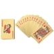 thumbnail image 1 of Jeu de cartes en plastique imperméable avec feuille d'or, jeux de table pour fêtes, plage, camping, loisirs, 1 of 4