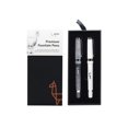 thumbnail image 1 of ETCHR Fountain Pen Set - 2 Fountain Pens for Writing - Calligraphy Pens in Ivory White & Matte Transparent - Luxury Fountain Pen with 2 Different Nibs - Refillable Pens for Journaling - 2 Writing Pens, 1 of 4