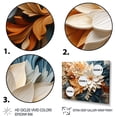 thumbnail image 3 of Designart "Whirlwind Patterns Blue and White Line Art" Modern Canvas Wall Art, 3 of 5