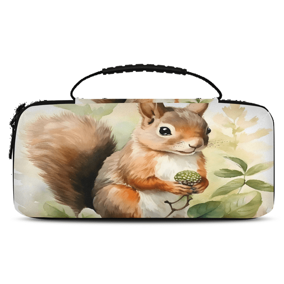 Herdesigns Squirrel Carrying Case for Nintendo Switch 2 with 20 Game Card Slots, Portable Travel Carry Case for Accessories and Console