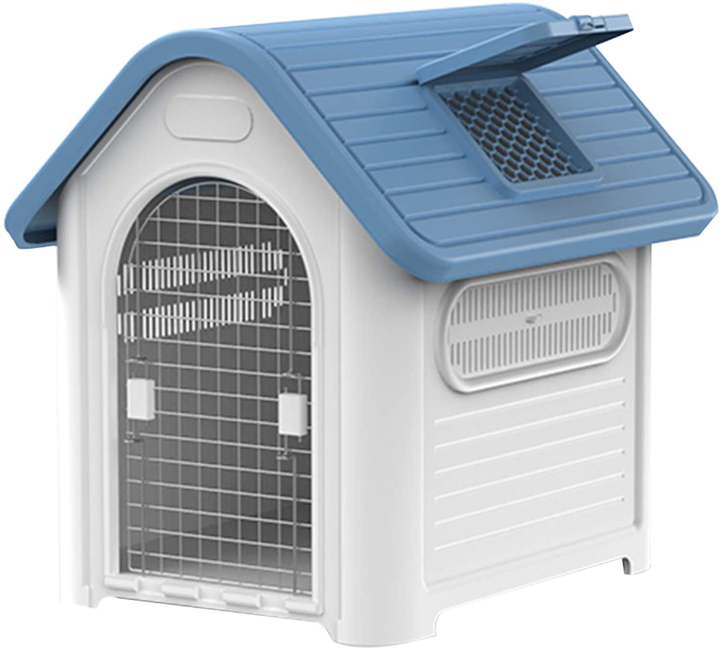 Wgthhk Dog House with Door Outdoor Rainproof pet nest Large Winter Warm