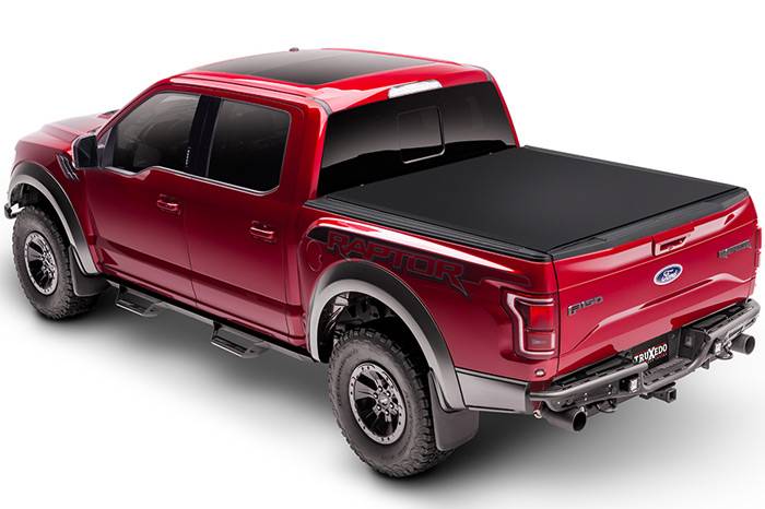 Truxedo 1546916 Tonneau Cover Sentryct Hard Roll Up Non Lockable Black Matte Woven Fabric Over Black Aluminum Slats Walmart Canada