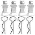 thumbnail image 4 of Type de R Corps Corps Clips Pin Rc Corps Clip Pin 4Pcs Alliage d'Aluminium Rtype Corps de Voiture Clips Broche avec Support de Fixation pour 1 10 Rc CarBlue, 4 of 8