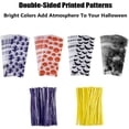 thumbnail image 6 of 200Pcs Halloween Snack Bags Clear Candy Cookie Treat Bags with Twist Ties, 4 Patterns Pumpkin Bat Spider and Witch Design, 6 of 7