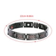 thumbnail image 4 of Xihbxyly Oferta de iluminación Pulsera magnética de terapia adelgazante titanio Pulsera de magnetoterapia Pulsera de pareja de joyería, 4 of 7
