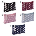 thumbnail image 4 of Jumpingount Bolsa de maquillaje, bolsa de cosméticos, monedero, organizador de lavado, contenedor impermeable para mujer, organización, bolsas Bolsas de mensajero y de hombro Azul oscuro, 4 of 6