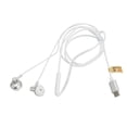 thumbnail image 4 of Auriculares tipo C Metal HiFi estéreo graves profundos cancelación de ruido USB C auriculares con micrófono y control de volumen blanco, 4 of 14