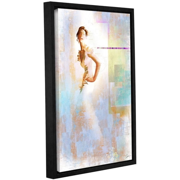 ArtWall Greg Simanson "Diva I" Gallery-Wrapped Floater-Framed Canvas