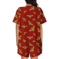 thumbnail image 3 of Xecao Hohey Bee Golden print Swimsuit for women, Summer-ready, sporty style.Quick-dry fabric. Many sizes & colors., 3 of 9