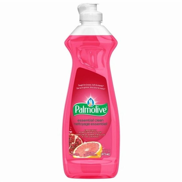 Palmolive Essential Clean Savon à Vaisselle Liquide, Parfum Pamplemousse Grenade - 473 ml, Palmolive Essential Clean