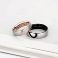 thumbnail image 6 of K-KED Couple Ring Stainless Steel Promise Ring Love You Heart Wedding Band Gift Sz6-12-12-For Men, 6 of 9