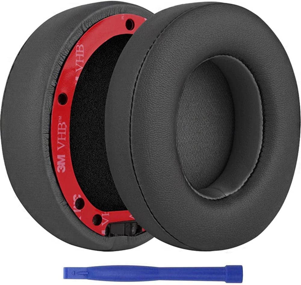 Beats Studio 3 Ear Pads, Replacement Protein Leather Earpads Memory Foam Ear Cushion Cups Repair