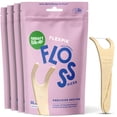 thumbnail image 1 of Hilo dental con palillos SmartLifeco ecológicos, angulados, 200 unidades, 1 of 9