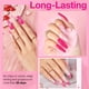 thumbnail image 2 of Kit de uñas en polvo para uñas AZUREBEAUTY Starter con 4 colores, rosa, 2 of 7